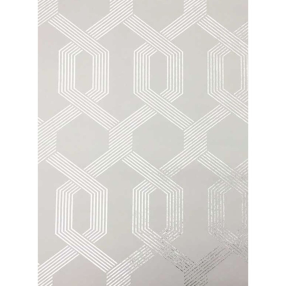 York Wallcoverings Wallpaper Y6221204 MCM VIVA LOUNGE Double Roll Grey Silver